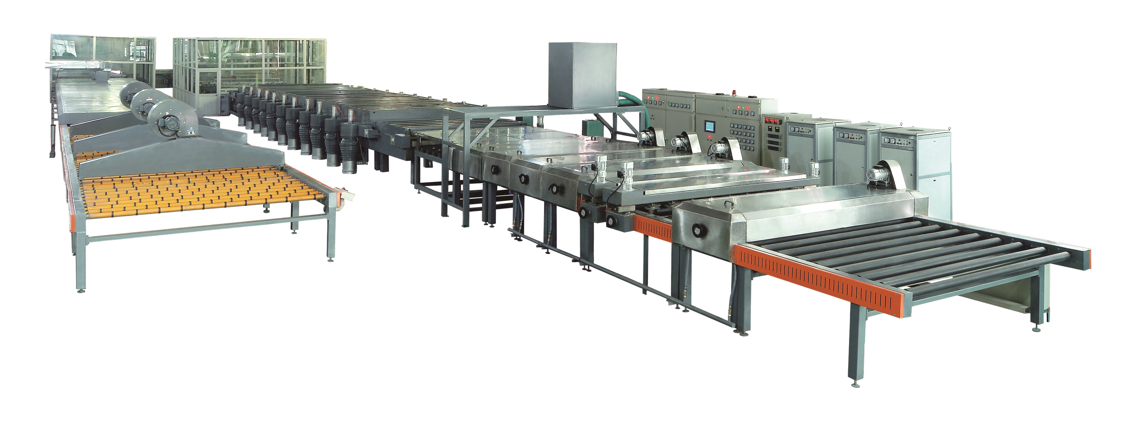 Aluminum mirror production line